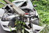 Belthangady: Car rams into electricity pole; passengers escape with minor injuries